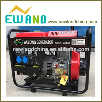 open type 5KW electric single phase diesel welding generator