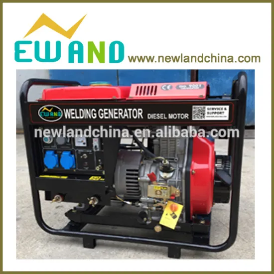 open type 5KW electric single phase diesel welding generator