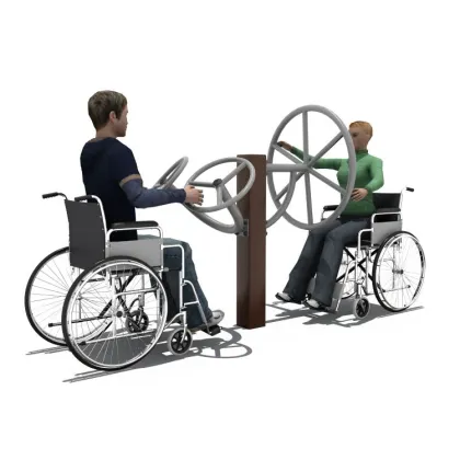 Wholesale Disabled Outdoor Fitness Gym Equipment for Amusement Parks and Public Spaces