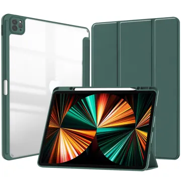Soft Pencil Holder TPU+PC Acrylic Case for iPad Mini 4/5/6 and Air 3/4/5, 10.9/10.2/9.7 Pro 10.5/10th/11, 2024