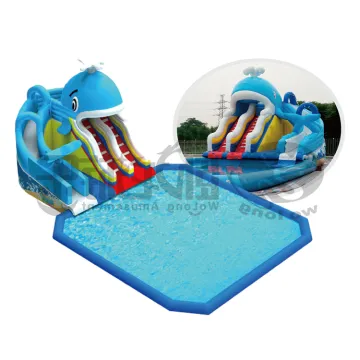 Summer hot selling adult inflatable water park Water Bounce House