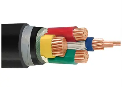 BLACK COLOUR ARMOR CABLE 2 CONDUCTOR