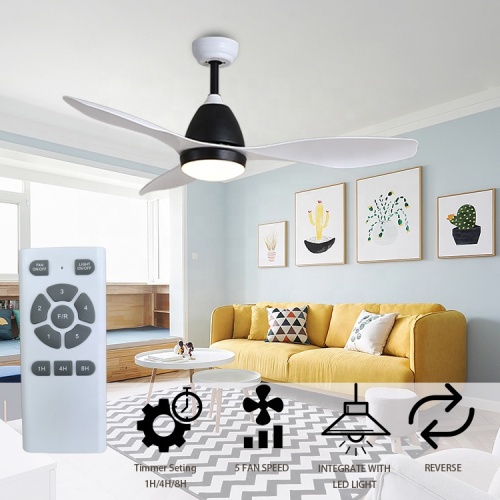 Plastic Ceiling Fan 48 Inch Indoor ABS BladeCeiling Fan With Led Supplier