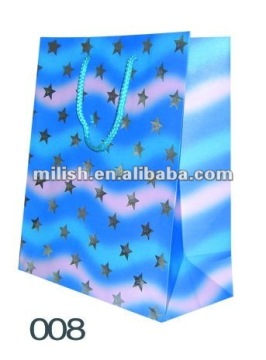 High quality beautiful paper shopping bag with lamination