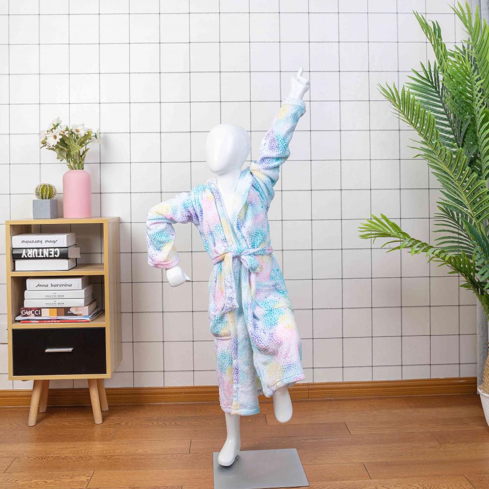 Colorful Cute Sleepwear bathrobe For Children