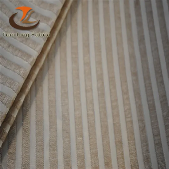 Hot sell chenille striped sofa fabric