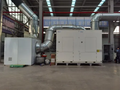 Dust removal equipment in welding workshop