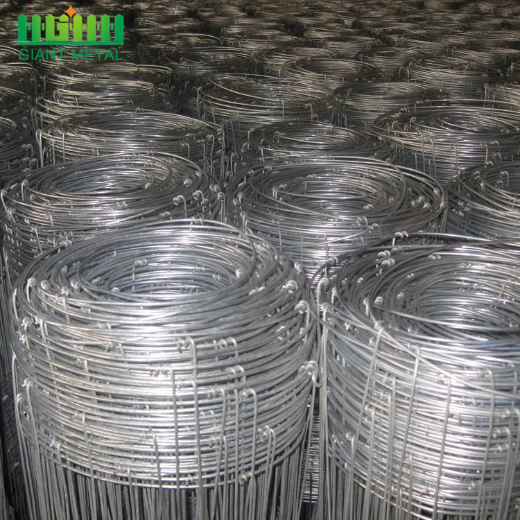 Electro galvanized grassland fence