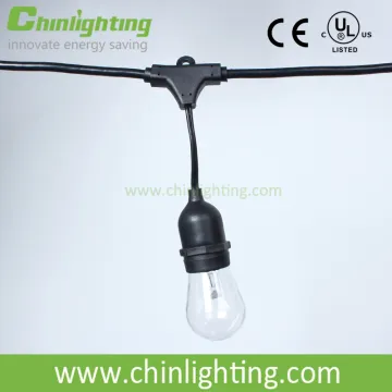 Crashworthy high quality e27 e26 PVC led string lamp