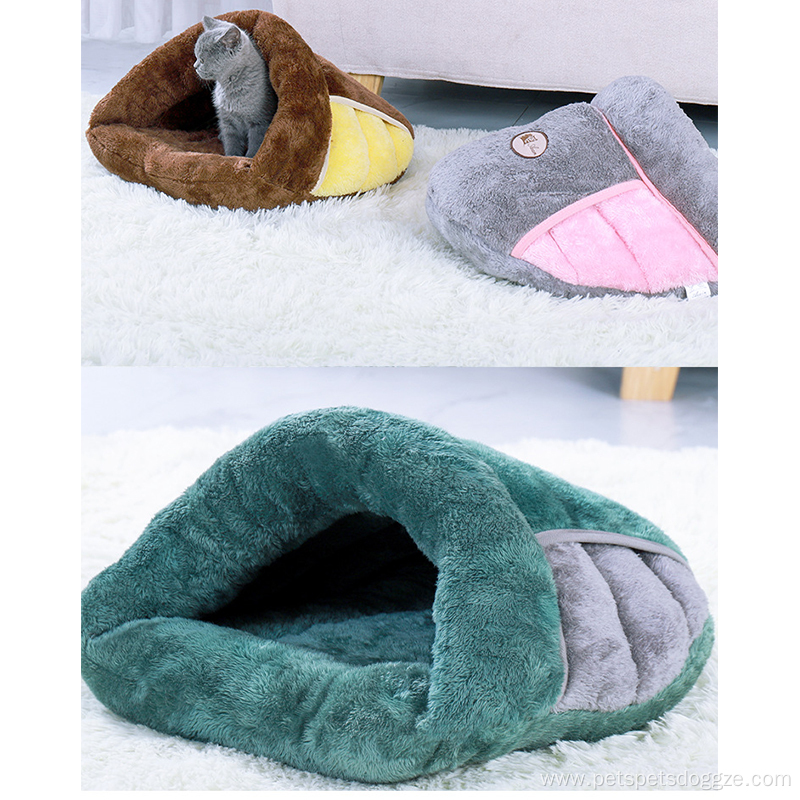 Cat Dog Beds Cuddle Cave Winter Bed