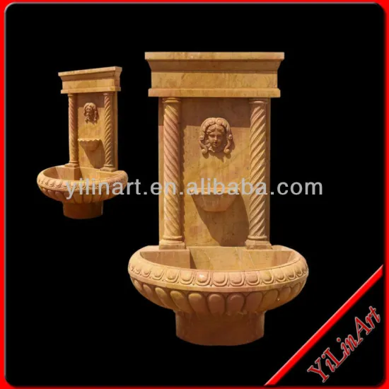 Stone Lion Head Water Fountain| Wall Water Fountain YL-W070