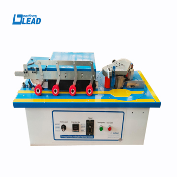 Machine de bandes à bord PVC portable avec fonctions de coupe et de coupe finale