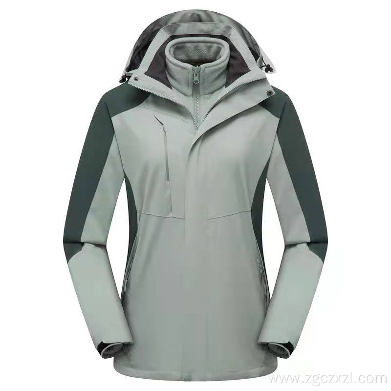 Outdoor nylon down jacket adventure parka women's jacket