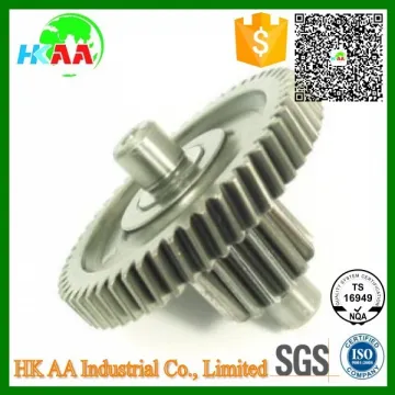 Custom precision CNC machined helical gear, China cheap factory price steel double helical gear
