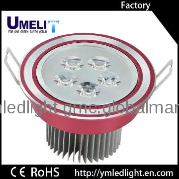 5x1w led ceiling light