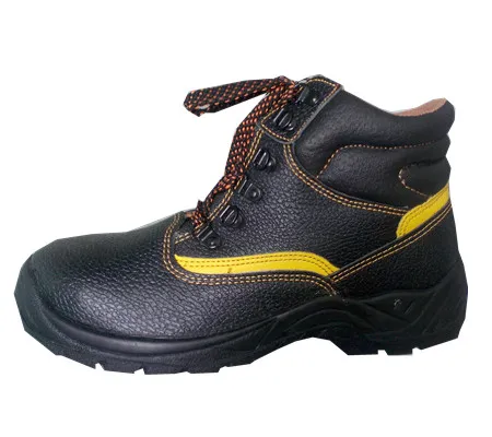 High Labor Insurance Shoes-pu Sole And First Layer Leather 