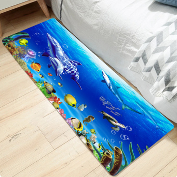 High definition digital printed flannel carpet