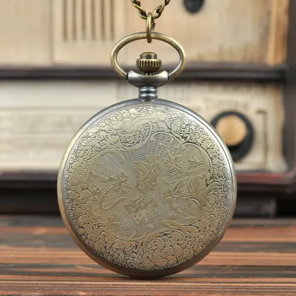 Vintage Red Scarf Little Prince Star Sky Pocket Watch - Luxury WJ-10955
