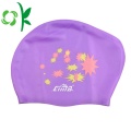 Silicone Swim Head Fashionable Printed Hats