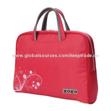 Ladies' Laptop Bag, Made of Polyester Material, Available in Any Sizes and Colors