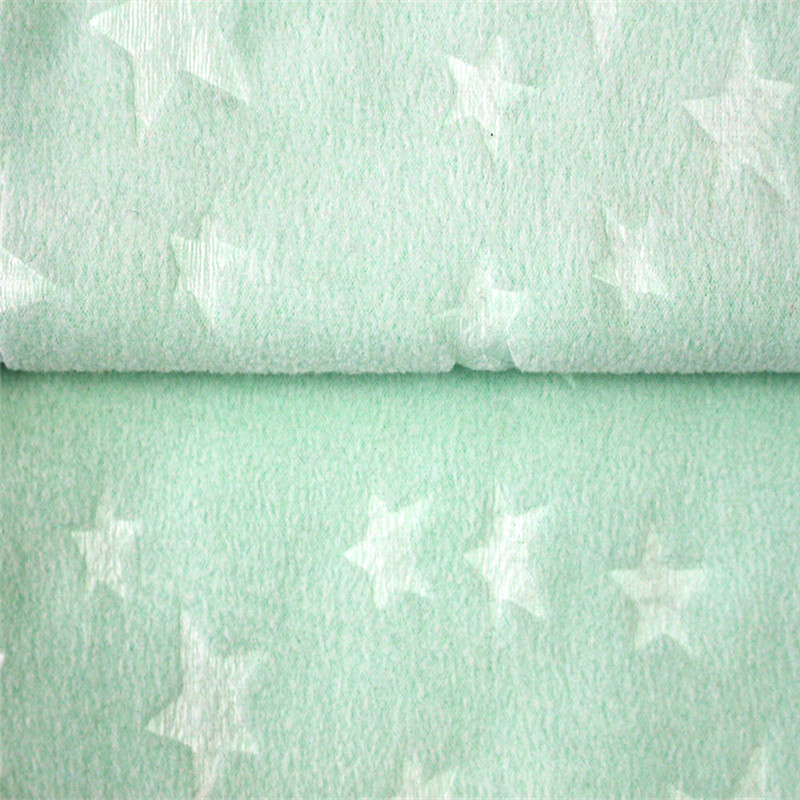 Embossed Jacquard Polar Fleece Baby Fabric