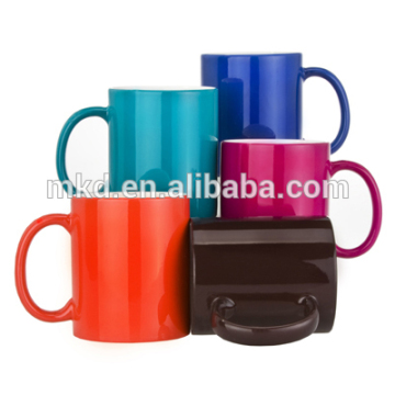 MEIKEDA 11OZ Glossy finish Full Color changing magic mug for Heat Transfer Print