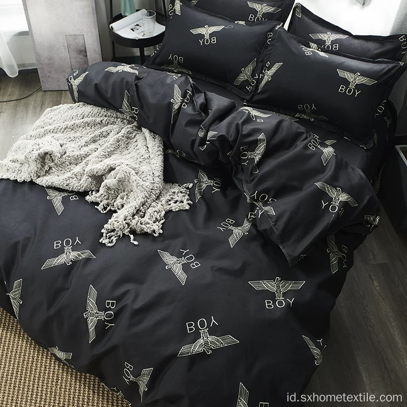 Set Tempat Tidur Kustom Dicetak Digunakan Di Rumah