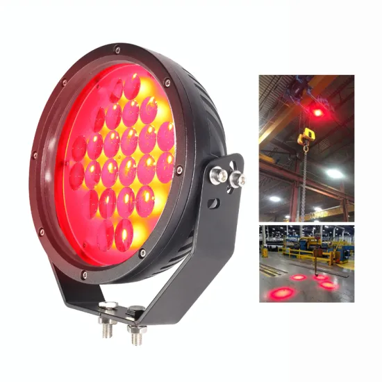 High Power 72W LED 9 Inch Overhead Crane Warning Lights