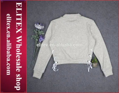 Wholesale pink bandage hot fashion woman dress latest design sweatshirt