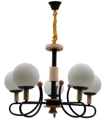 Modern Wooden Chandelier Lighting: Simple Fashion Ceiling Lamps