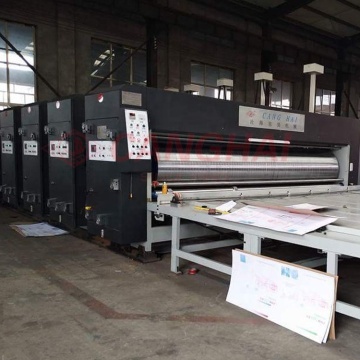 Chain feeding flexo printer slotter machine
