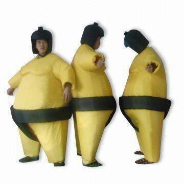 Inflatable Walking Sumo Suits with 1.8 to 2.5m Height, CE Certified