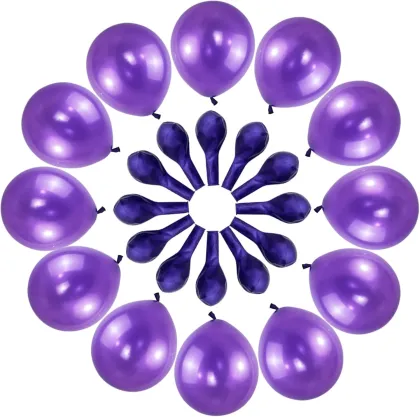 Purple pearl latex balloon