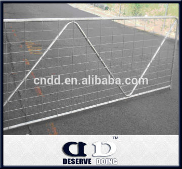 DD high security Galvanized steel pipe welded farm gate