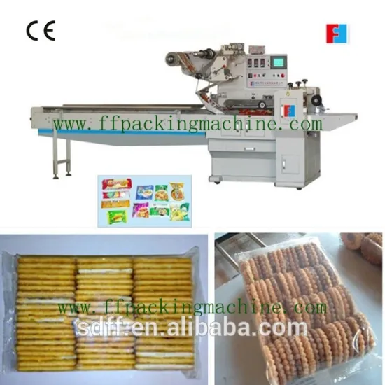 biscuit on edge horizontal flow packaging machine