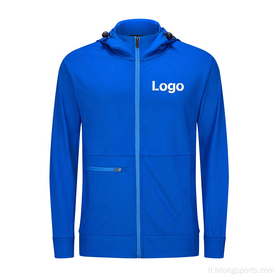 Fashion blangko zipper hoodie unisex