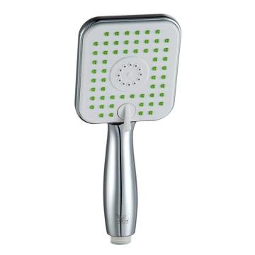 Water saving square handheld shower with self-clean nozzles