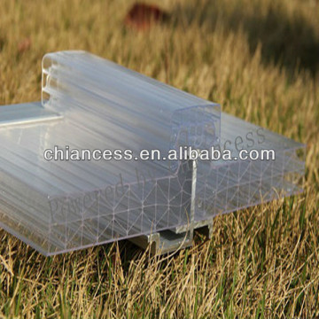 U-Luck Polycarbonate daylighting 5 layers X-Structure PC Plastic Sheet