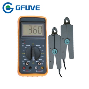 Electrical double clamp portable phasor measurement unit