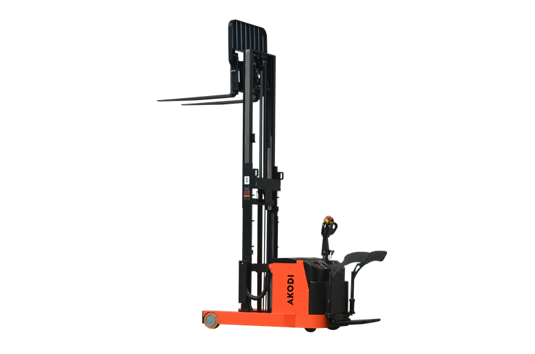 electric reach stacker