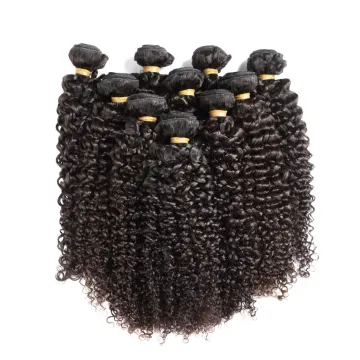 Unprocessed  Remy Hair Bundles Raw Virgin Cuticle Aligned Human Curly Hair Extensions  Malaysian Hair Weaving