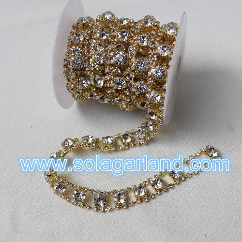 Crystal Sunflower Chain DIY Diamond Chains Cake Decoration