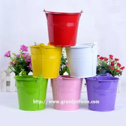 color garden galvanized iron bucket
