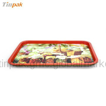 green lifestyle metal tray