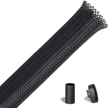 High Quality Cable Management Braid Sleeving & Pet Expandable Braided Sleeve