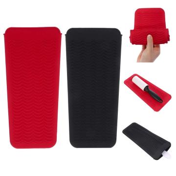 Silicone Heat Resistant Travel Mat Pouch for Hair Styling Tools