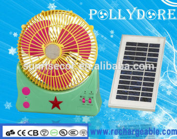 Rechargeable mini Fan Table Fan Battery Fan With LED Light Made In China 2 Speed Fan XTC-188
