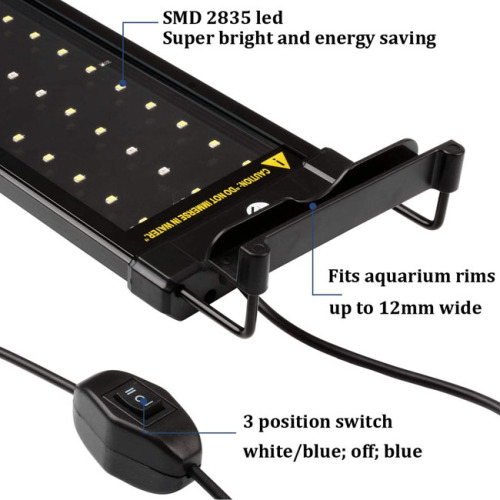 Luz de aquário plantada liderada por alto watt para tanques