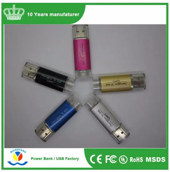 Hot Colorful OTG Ultra Dual Micro USB 2.0 8GB flash drive memory stick pendrive