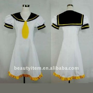 Custom-made simple Rin Cosplay Costume from Vocaloid anime costume